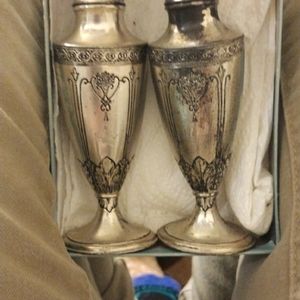 Antique salt and pepper shakers